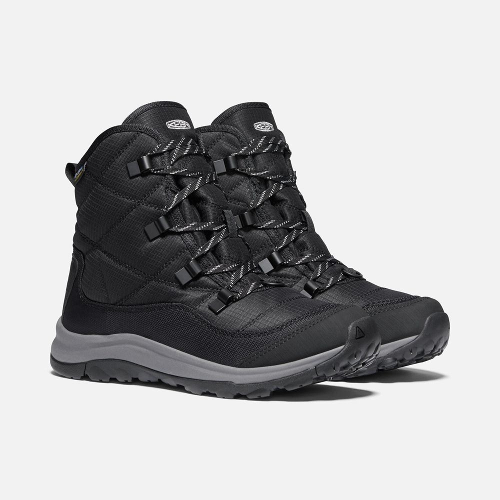 Keen Kar Botu Kadın Siyah - Terradora Ii Waterproof - Türkiye DMOE13598